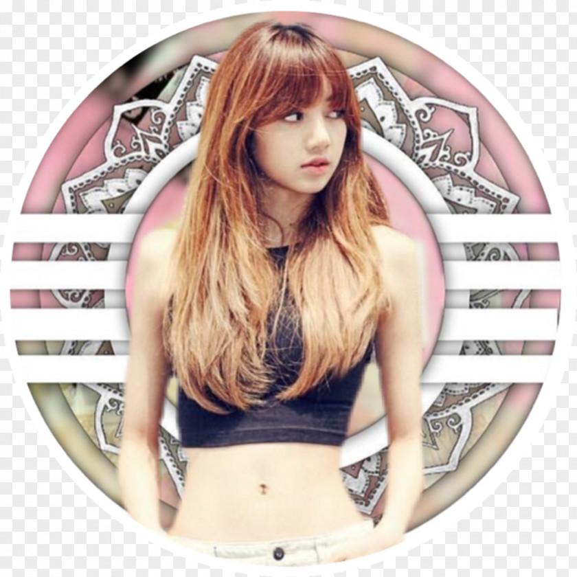 Lisa Blackpink BLACKPINK K-pop Itsourtree.com Brown Hair PNG