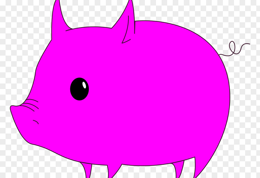 Pince Nez Domestic Pig Line Art Clip PNG