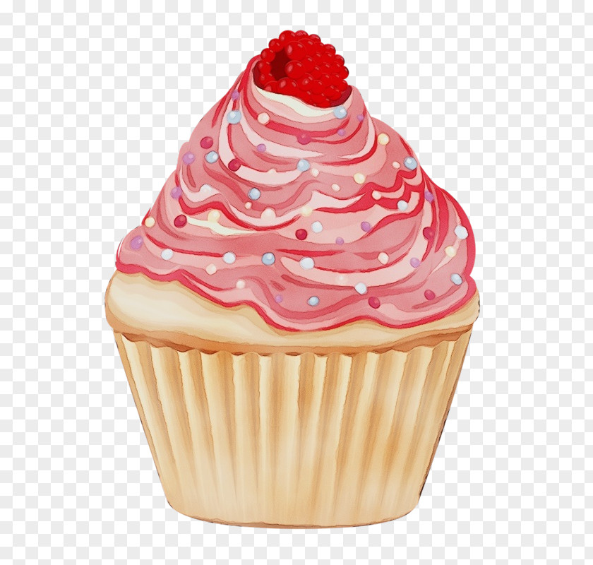 Baked Goods Cream Cupcake Buttercream Food Baking Cup Icing PNG