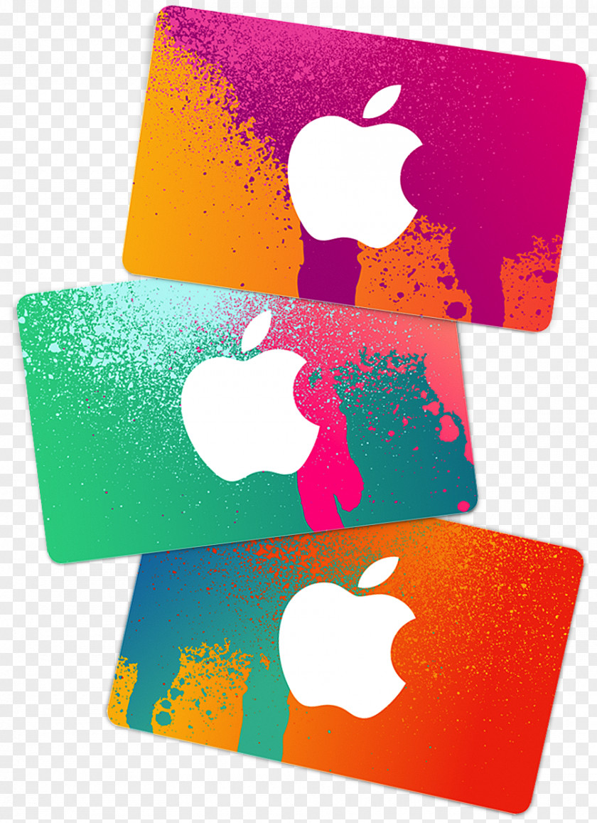 Card Gift ITunes Store Apple PNG