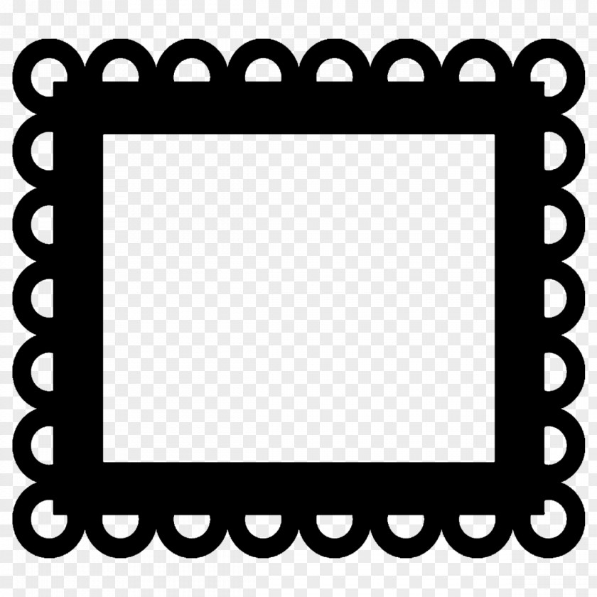 Clip Art Picture Frames Scalloped Frame PNG