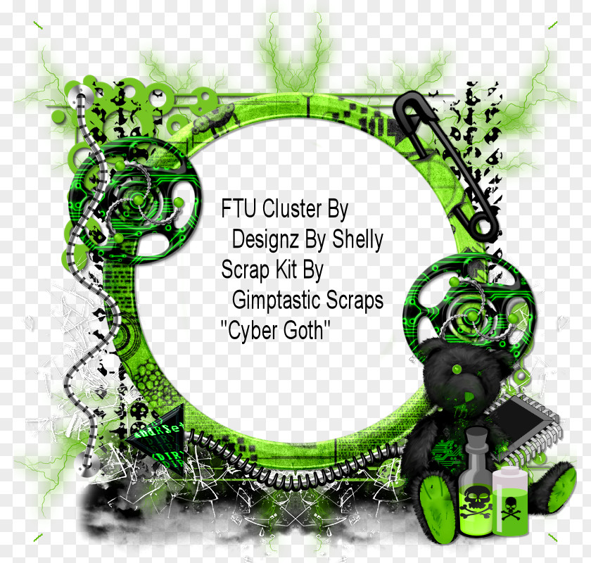 Cyber Punk Graphics Green Picture Frames Font Brand PNG