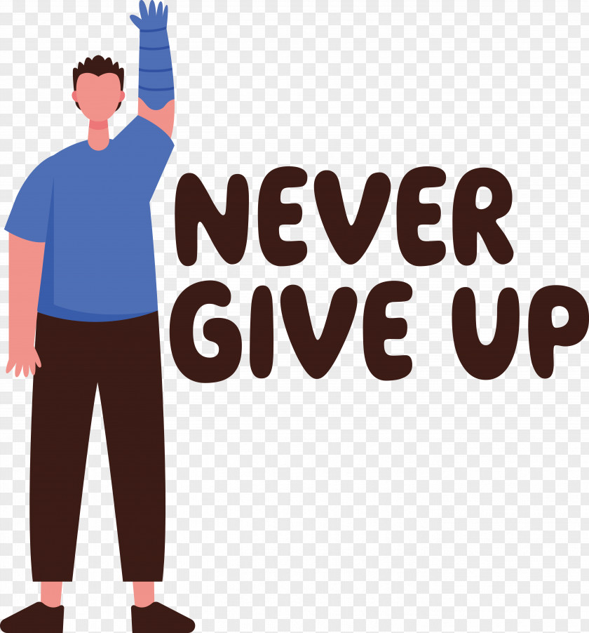 Disability Never Give Up Disability Day PNG