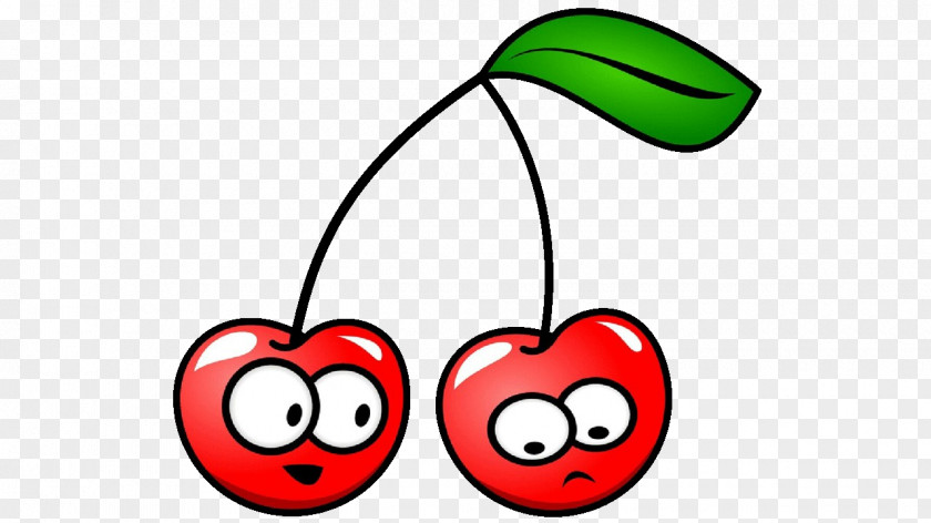 Drupe Cherry Red Pink Clip Art Smile Plant PNG