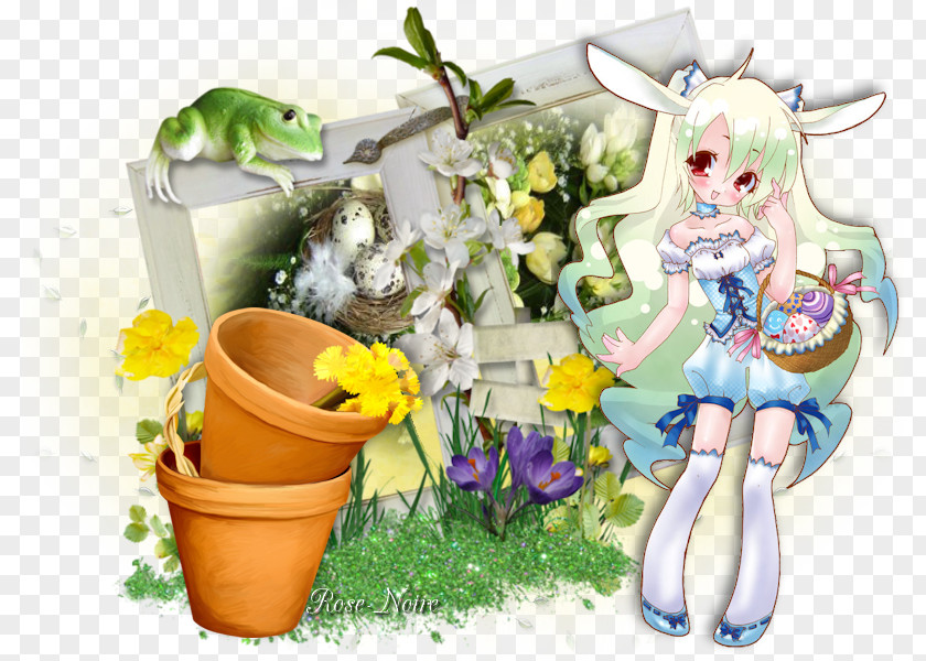 Flower Flowerpot Cartoon Desktop Wallpaper PNG