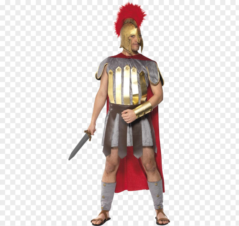 Gladiator Ancient Rome Costume Party Roman Army Clothing PNG