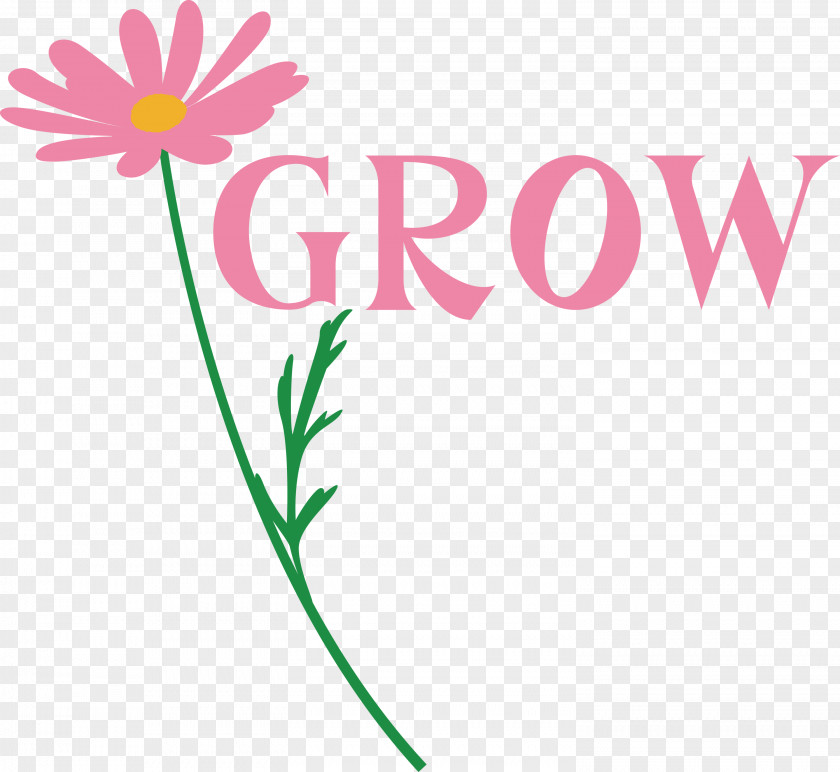 GROW Flower PNG