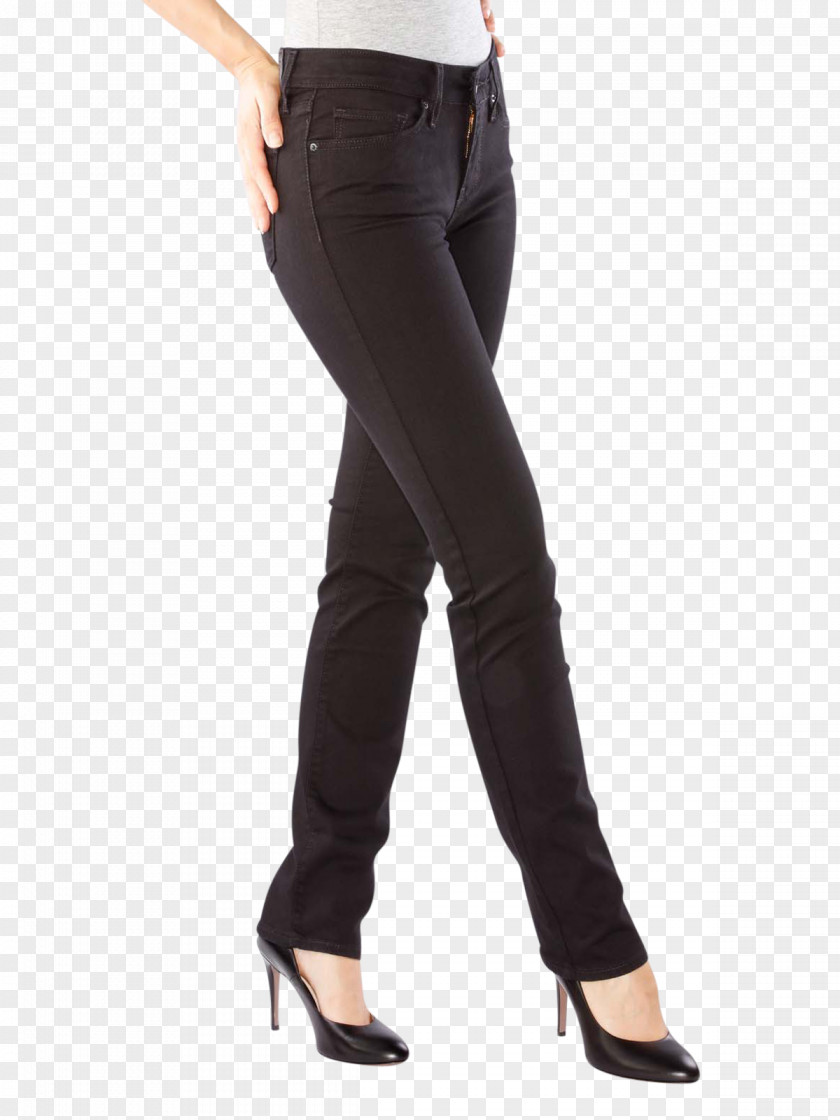 Jeans Denim Waist Leggings PNG