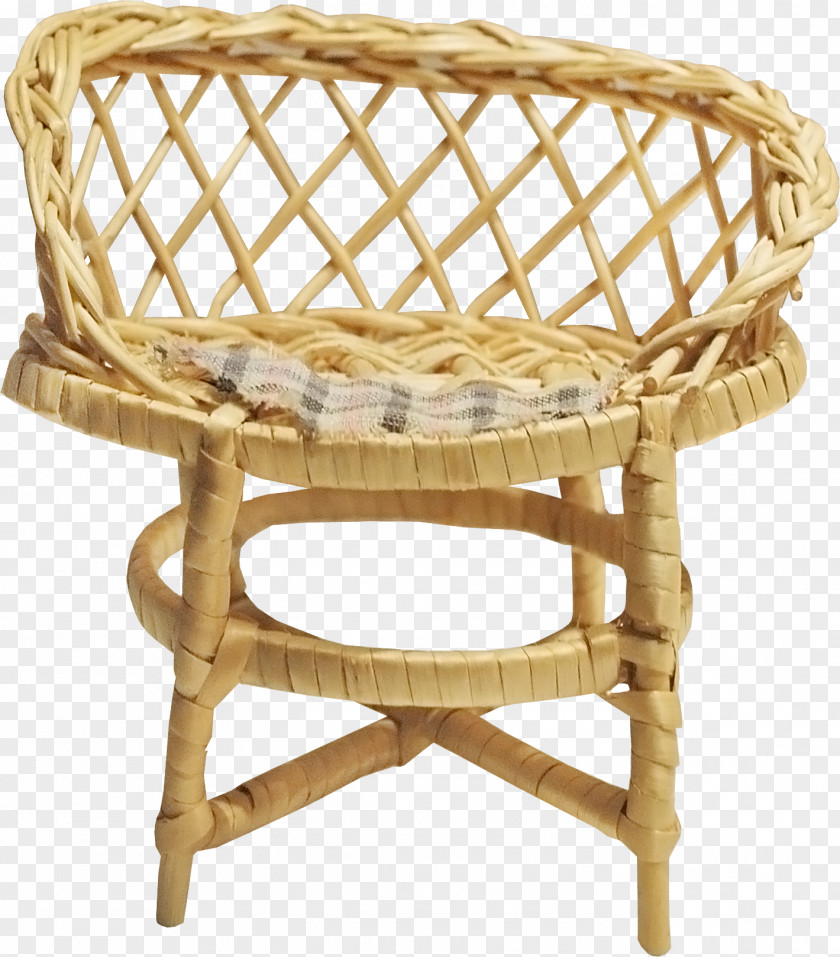 Table Chair Furniture Wicker PNG