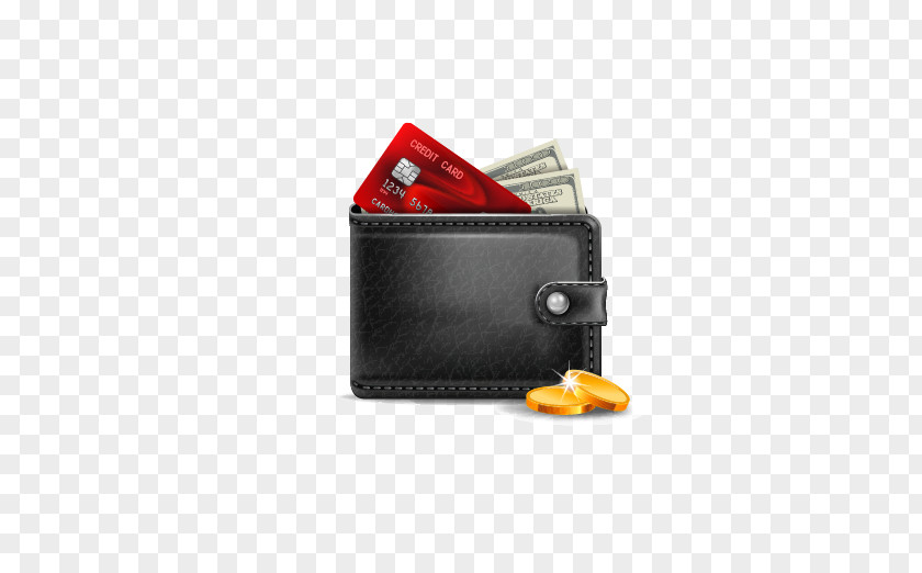 Purse And Coins Picture Download Wallet Stock Photography Leather Royalty-free PNG