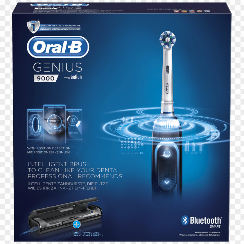 Toothbrush Electric Oral-B Genius 9000 8000 PNG