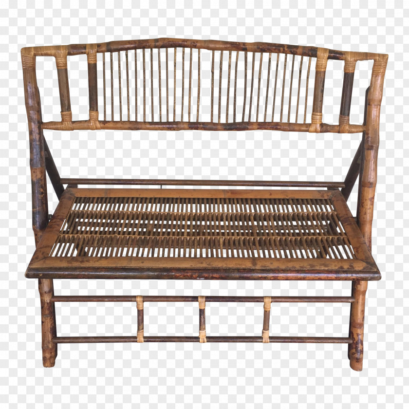 Bench Furniture Chairish Wicker PNG