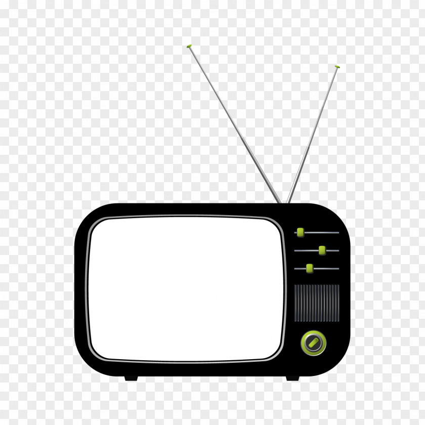 Old Fashioned Vector Graphics Television Design Image Creativity PNG