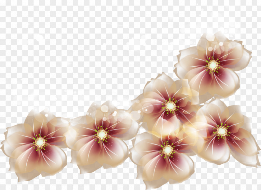 Transparent Flowers Clipart Ice Cream Peaches And Flower PNG