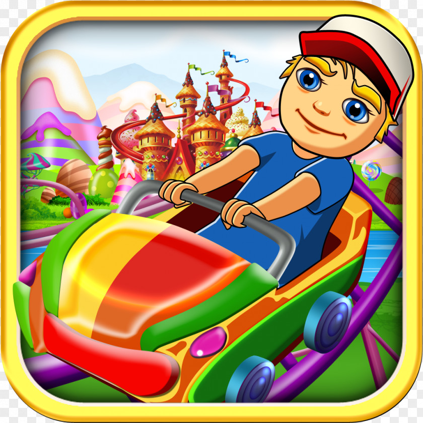 Coaster Candy Land Standee Cartoon PNG