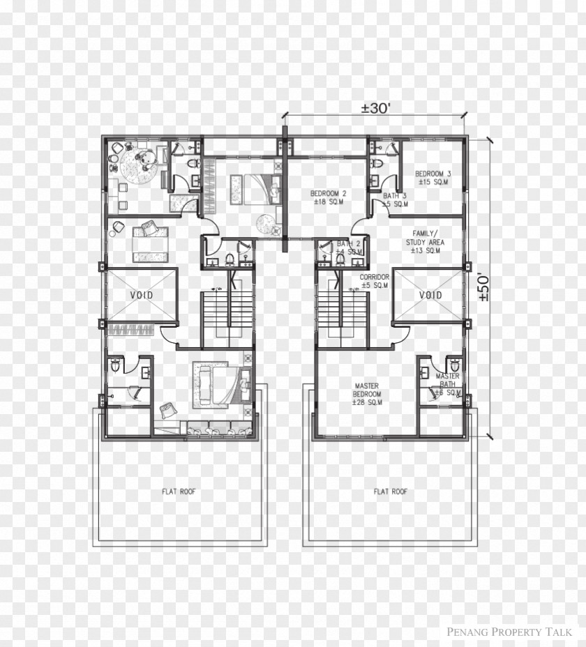 Design Floor Plan Line PNG