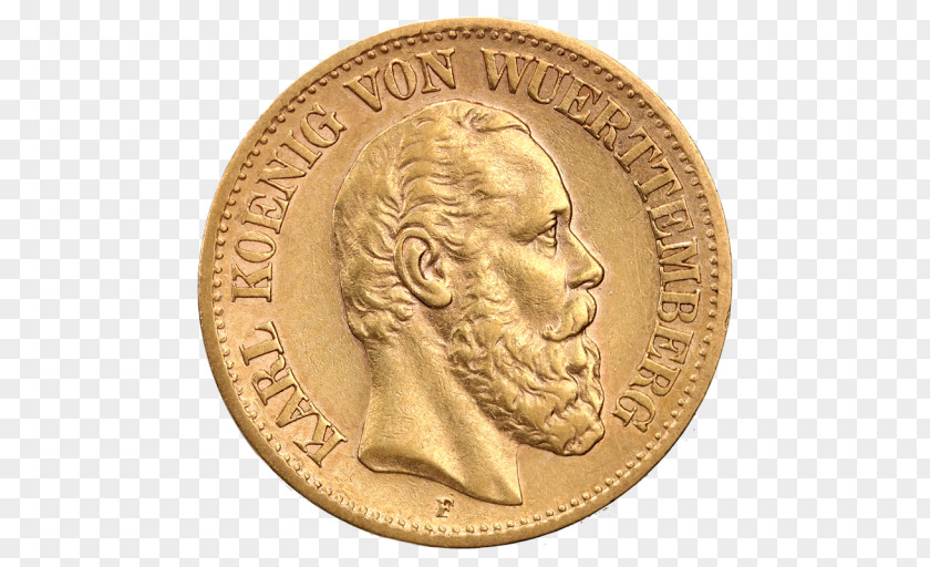 Karl Mark Coin Gold Bronze Karlsruhe Medal PNG