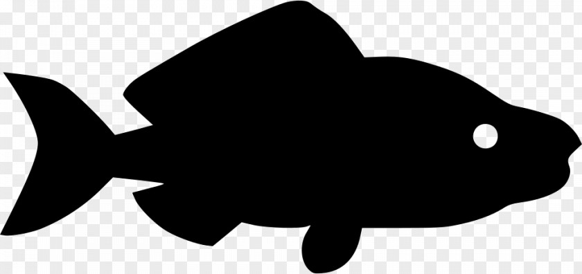 Blackandwhite Fin Fishing Cartoon PNG