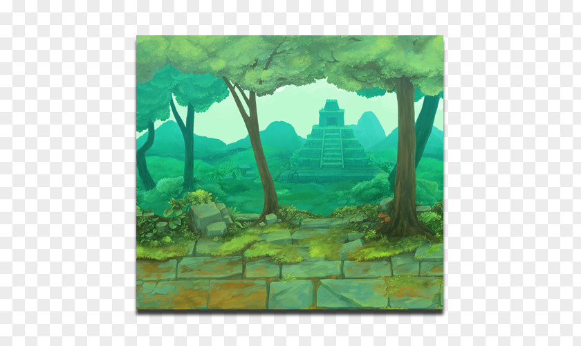 Hand Painted Video Game Painting Art Sprite PNG
