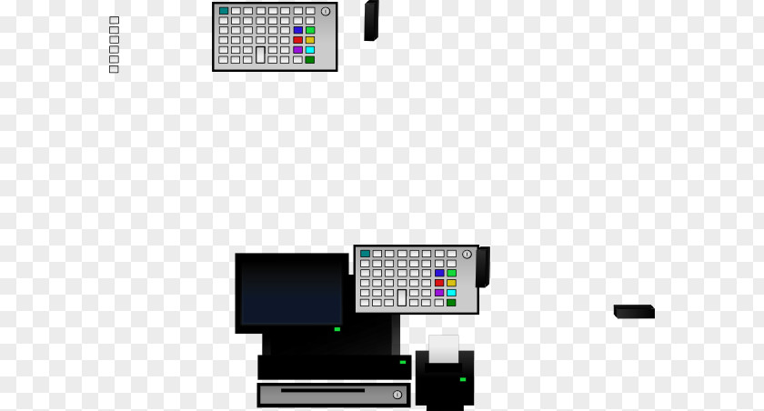 Visio Cliparts Point Of Sale Microsoft Stencil Clip Art PNG