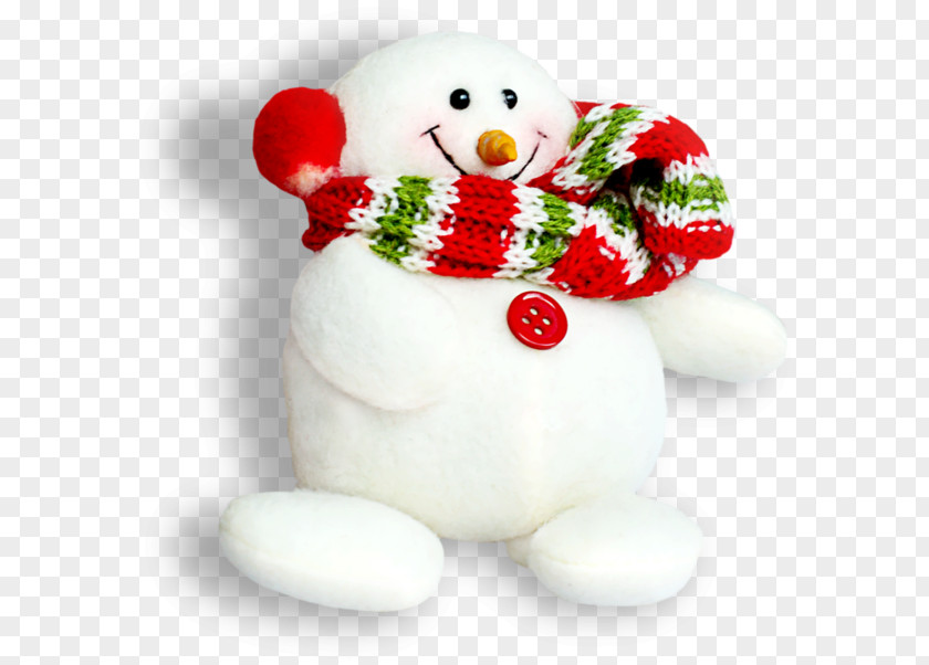 White Snowman Christmas Clip Art PNG