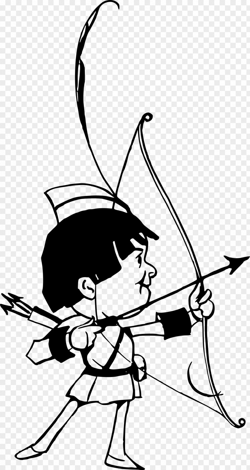 Arrow Bow Line Art Clip PNG