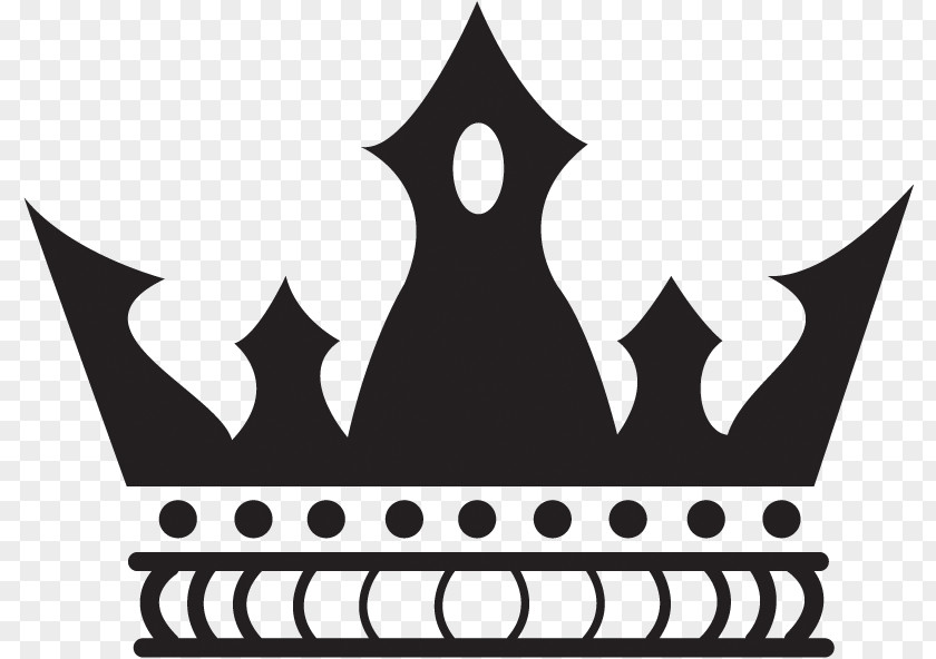 Black And White Imperial Crown PNG