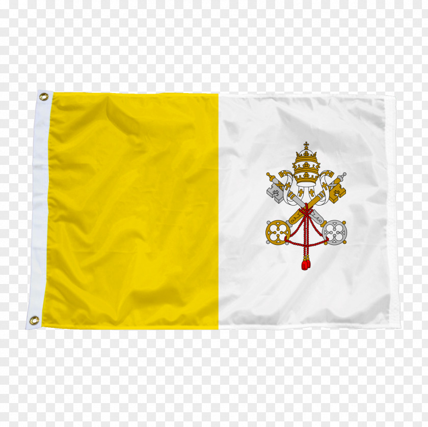 Flag Vatican City Yellow Nylon Units Of Textile Measurement PNG