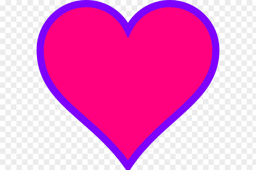 Purple Heart Magenta Clip Art PNG
