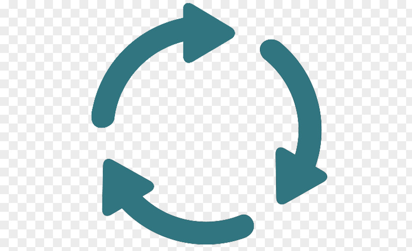 Symbol Aqua Reuse Arrow PNG