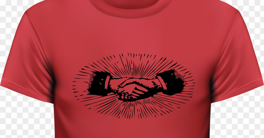T-shirt Shoulder Handshake Font PNG