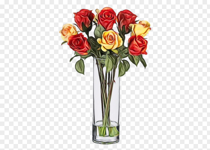 Vase Artificial Flower Rose Nearly Natural PNG