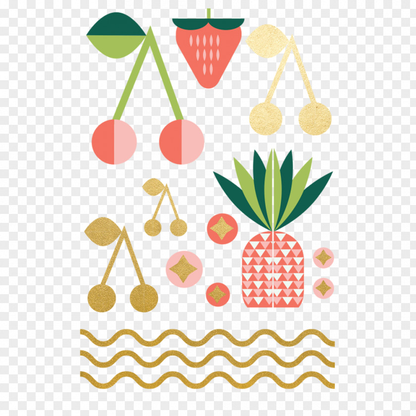 Watercolor Pineapple Flash Abziehtattoo Tropical Fruit Tattoo Artist PNG