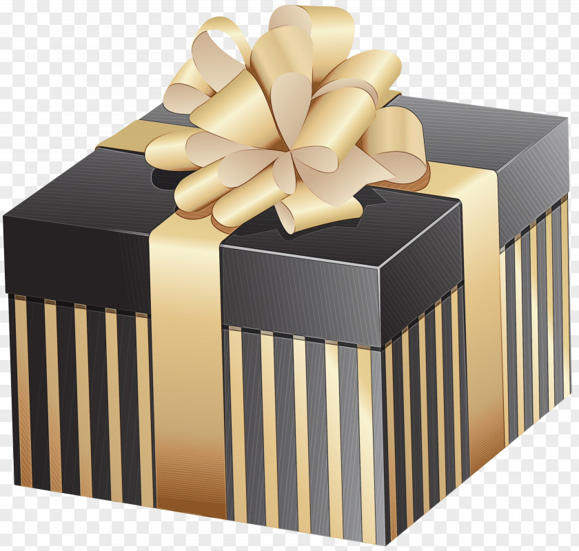 Beige Material Property Birthday Gift Box PNG
