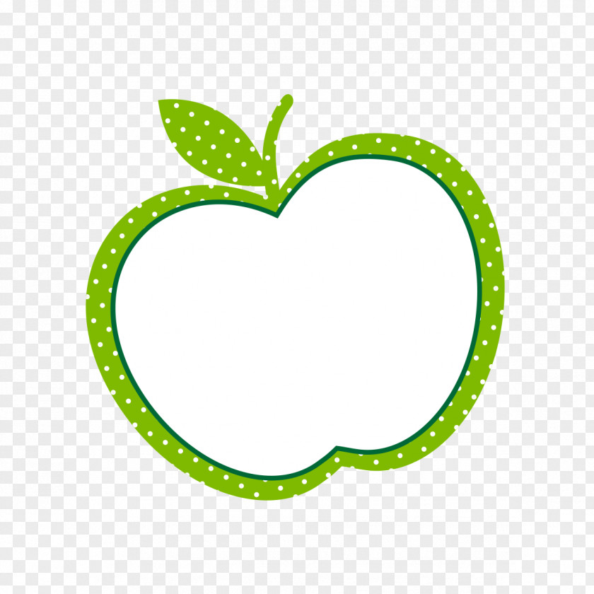 Creative Green Apple Clip Art PNG
