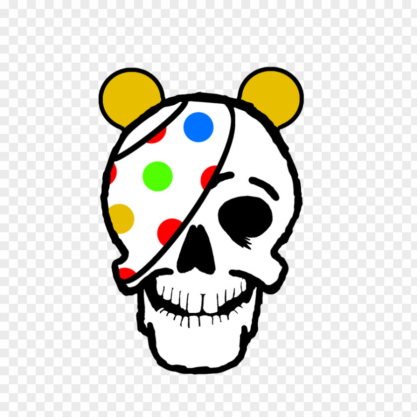 Creative Skull Print Human Head Smiley Skeleton PNG