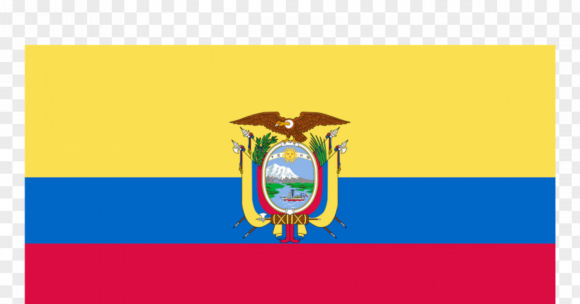 Flag Of Ecuador Yellow Logo PNG