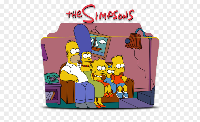 The Simpsons Homer Simpson Bart Couch Television Living Room PNG
