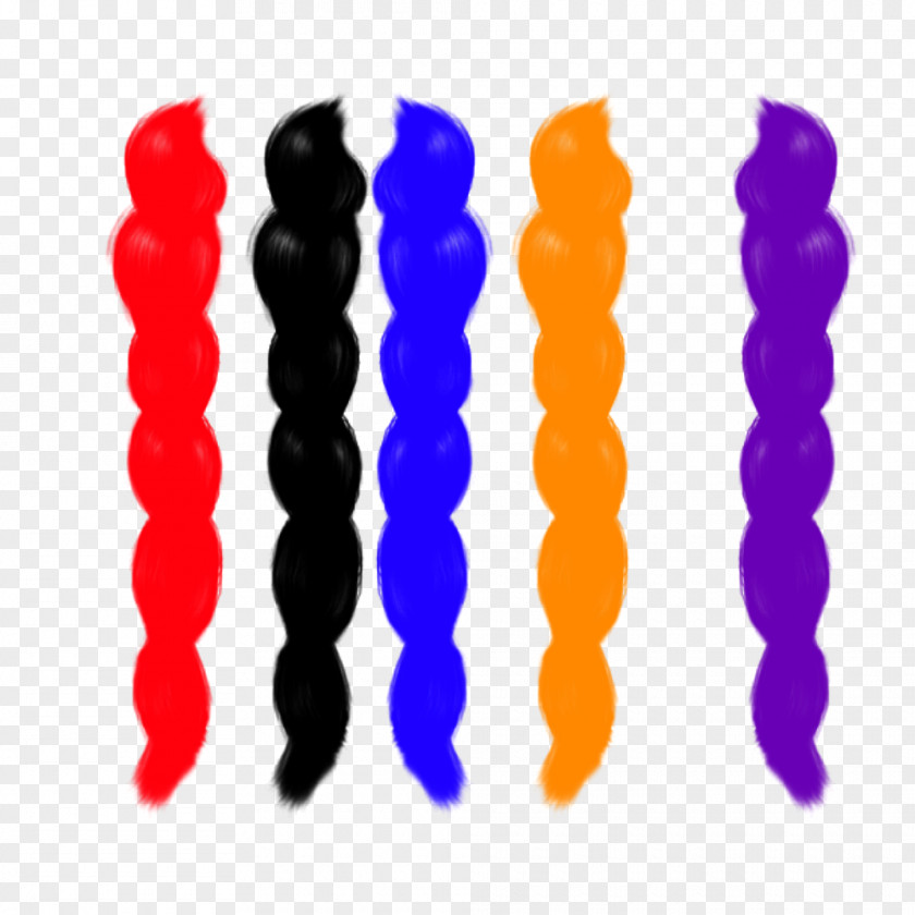 Twist Braid Multicolor Hair Capelli Computer File PNG
