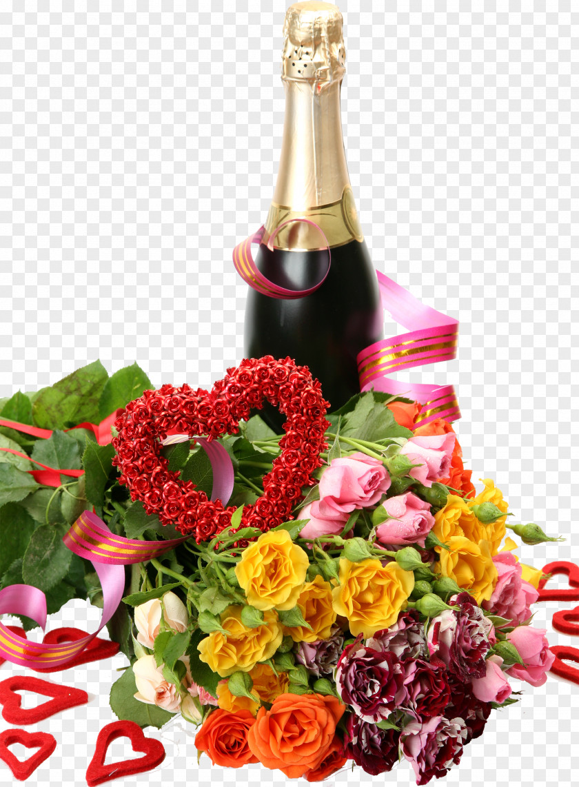 Champagne Happy Birthday To You Wish Greeting & Note Cards Party PNG