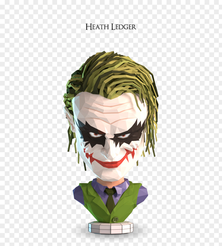 Color Low Polygon Joker Poly Celebrity Walter White PNG