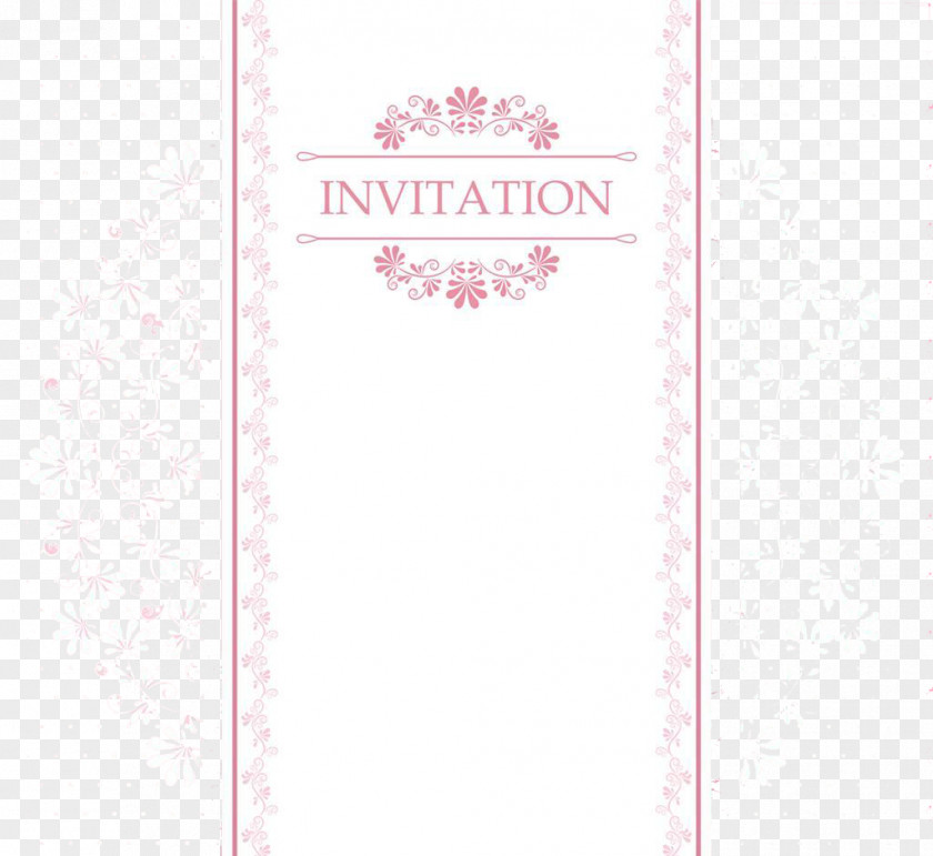 Decorative Wedding Invitations Paper Graphic Design Textile Font PNG
