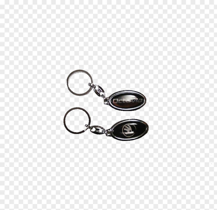 Škoda Roomster Key Chains Silver PNG