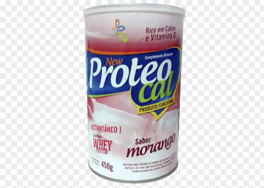 Morango Flavor Evaporated Milk Cream PNG