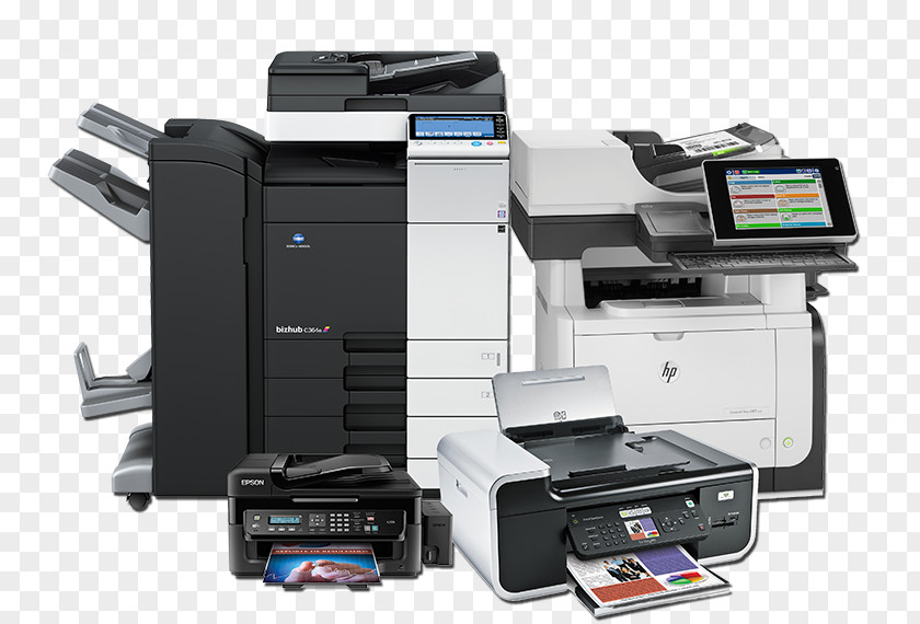Printer Photocopier Multi-function Konica Minolta Printing PNG