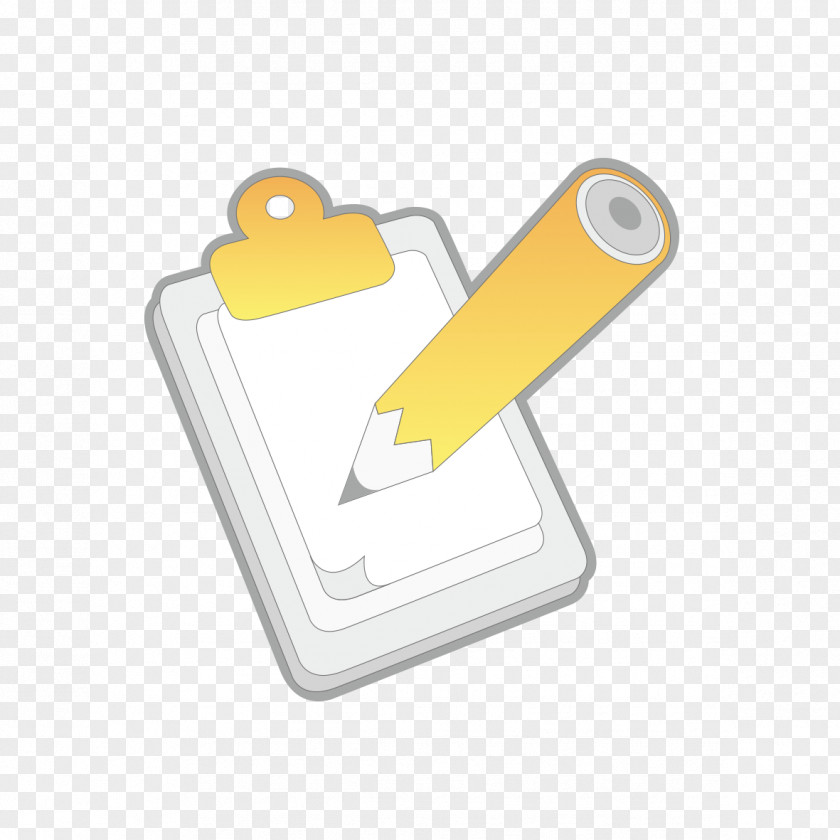 Yellow Sticky Notes With Pencil Notebook Paper PNG