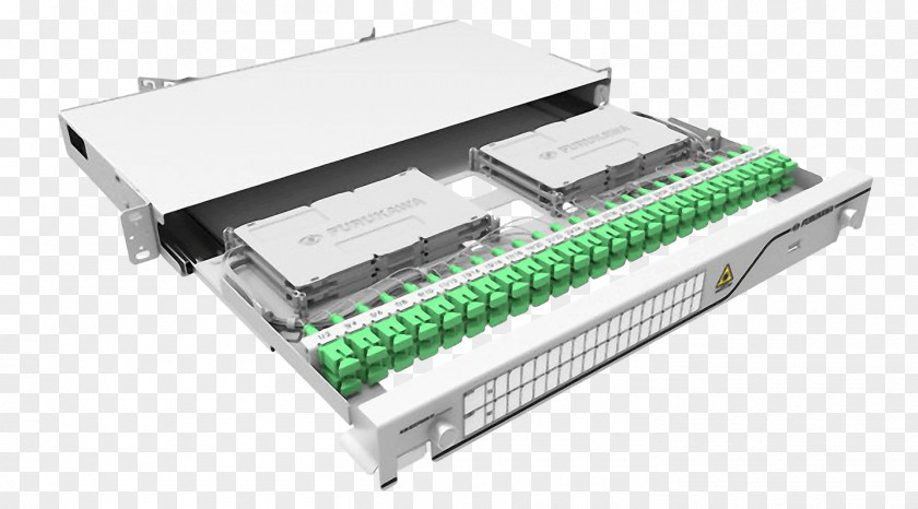 19-inch Rack Distribution Frame ODF-панель Optical Fiber Optics Fiber-optic Communication PNG