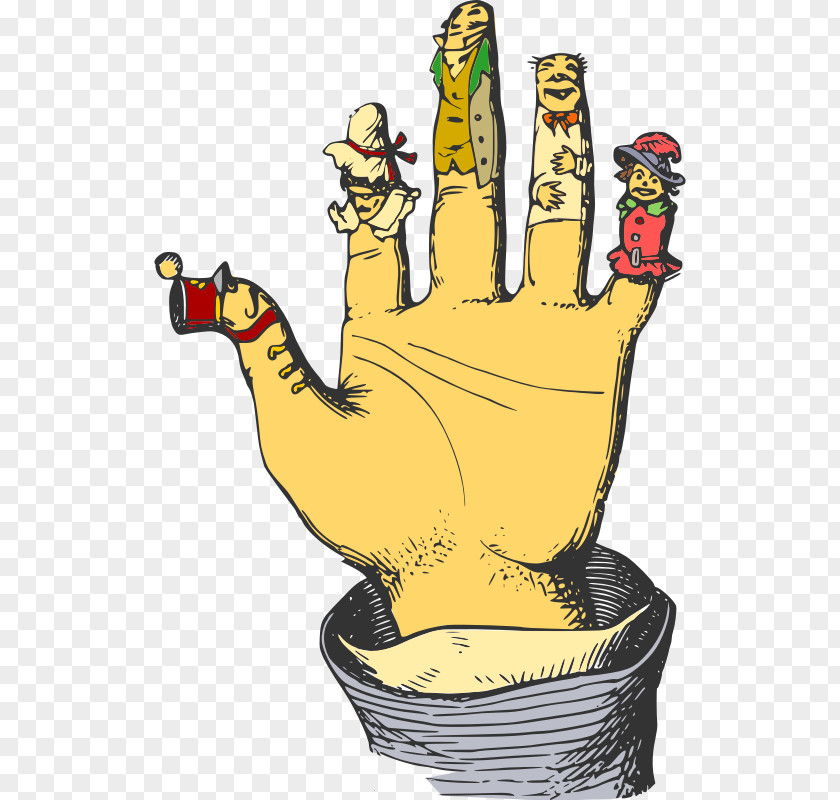 Finger Puppet Hand PNG
