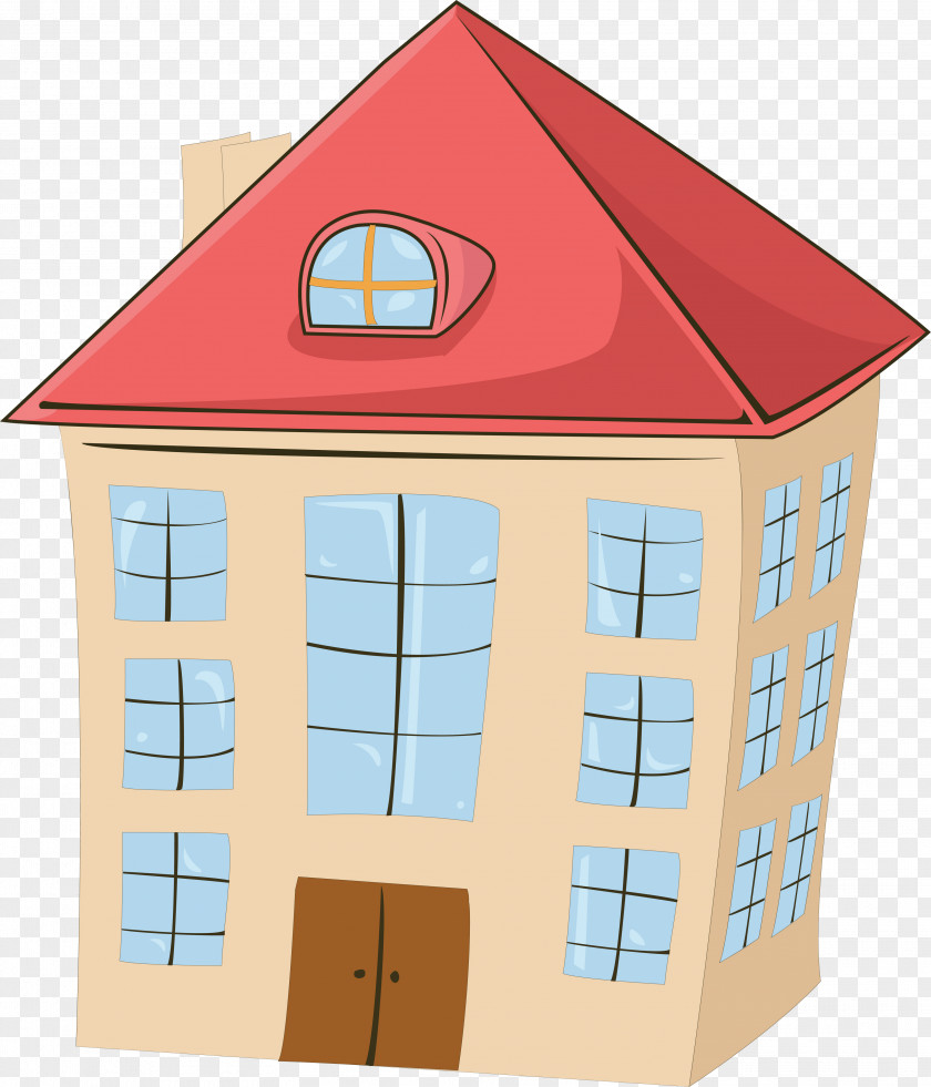 House Cartoon Comics Drawing PNG