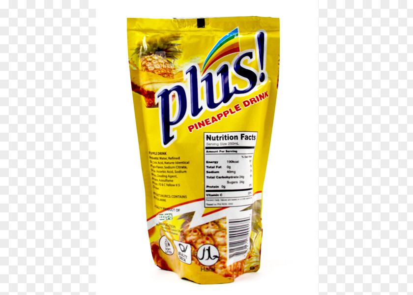 Pineapple Drink Corn Flakes Breakfast Cereal Junk Food Flavor PNG